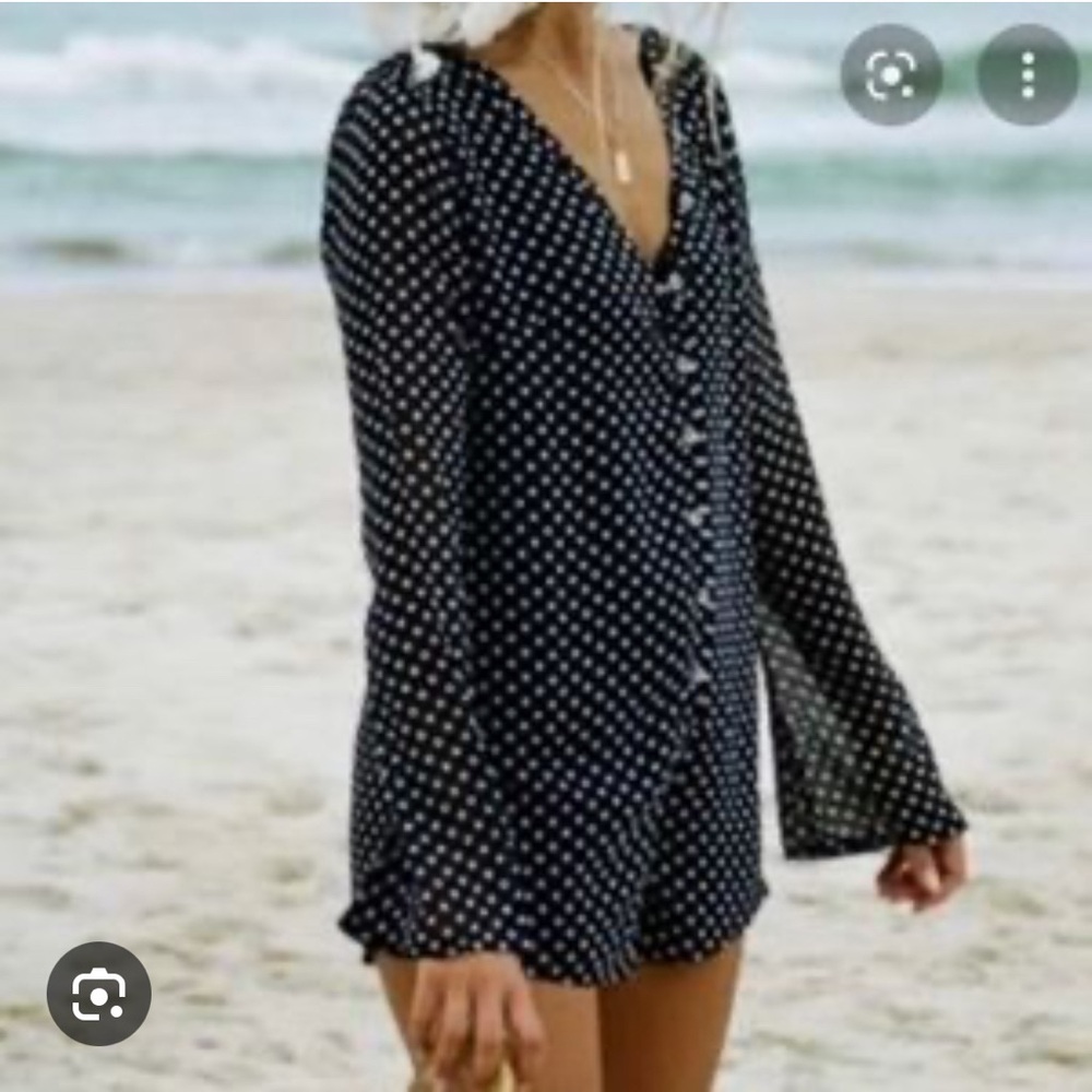 Sabo Skirt Polka Dot Romper